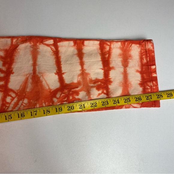 DG2 by Diane Gilman Jeans Stretch Orange Tie Dye Boho Hippie Sz 8 - Picture 7 of 8